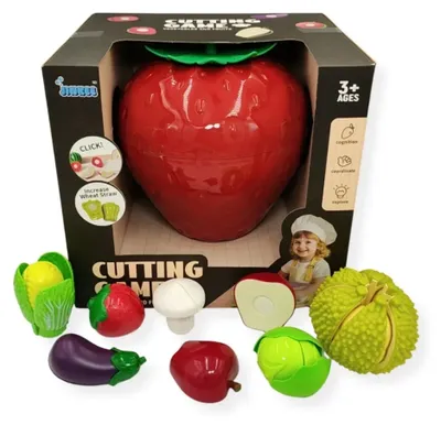 Imagen del producto de Truskawka - Juguetes para cortar: frutas y verduras, 26 piezas - Jinkee, a partir de 3 años