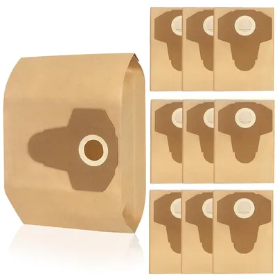 10 Staubsaugerbeutel für Parkside PNTS 1300/1250, Papier, 20 l