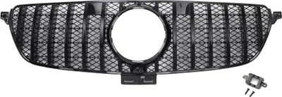 Image de Calandre Supérieure Avant Noire pour Mercedes-Benz Gle300D 2016-2017 Grille De Calandre Supérieure Avant 1 Pièce