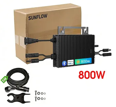 Obrázok produktu pre Solárne mikroinvertory, bezdrôtové pripojenie (WLAN), vodotesný dizajn, 800 W, 230 V, 16-60 V