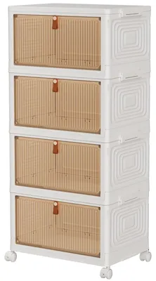 Image de Solidchoice - Boîte de rangement avec couvercle et organisateur pliable