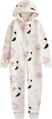 Immagine prodotto di Squishmallows - Tuta per bambina, stampa su tutto il capo NS9843 (128) (bianco)