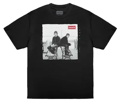 Produktbild von Oasis - T-Shirt für Herren/Damen Uni RO18107 (S) (Schwarz), KI-generiertes Bild