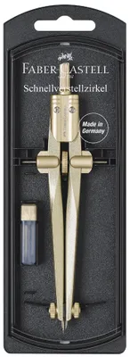 Image de FABER-CASTELL Compas à réglage rapide STREAM GOLD