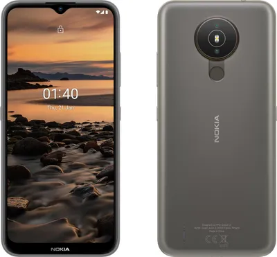 Produktbild von cofi1453® Silikon Hülle Basic kompatibel mit NOKIA 1.4 Case TPU Soft Handy Cover Schutz Transparent