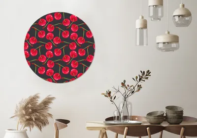 Produktbild von MuchoWow® - Wand-Kreis - Wohnzimmer - Bild - Runde - Wanddeko - Dibond - Kunstdrucke