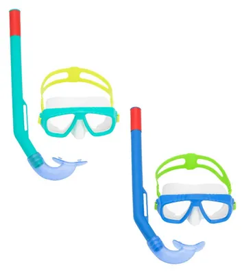 Image de Bestway Schnorchel Goggles & Tube pour enfant Bleu Türkis