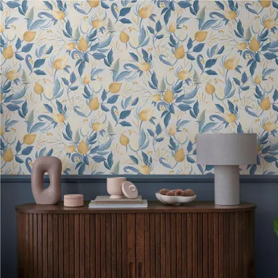 Immagine prodotto di A.S. Creation Vliestapete 10,05 x 0,53 m Livingwalls Florale Tapete Weiß 790626 Blätter CosmoLiving by Cosmopolitan