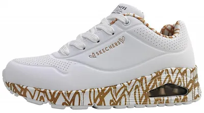 Immagine prodotto di Scarpe da donna Skechers Uno-Loving Love, modello stringato, sportive, colore bianco