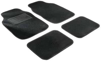Immagine prodotto di Tappeto auto Walser velours 4 pezzi universale nero, bordato nero, 14705