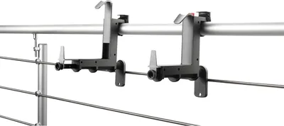 Immagine prodotto di Portafioriera regolabile in altezza - altezza 14-20 cm, larghezza 12-21 cm, plastica antracite