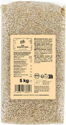 Produktbild von KoRo I Brauner Basmati Reis 5 kg