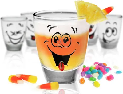 Produktbild von 6 Schnapsgläser mit Motiv Tequilagläser Schnaps Shots Stamper Wodkagläser Humor