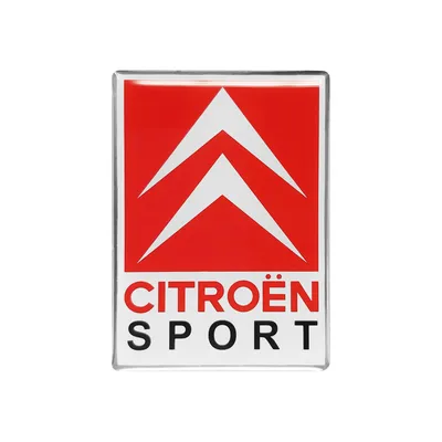 Obrázek produktu pro Citroen Sport 3D logo samolepka, 65 x 46 mm