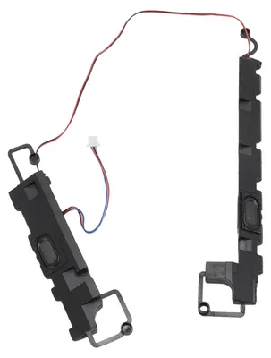 Image de Jeu de haut-parleurs internes gauche et droit en ABS pour ordinateur portable – Haut-parleurs internes de remplacement pour Dell 3542, 3442, 3541 et 3543 – Noir
