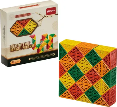 Immagine prodotto di Puzzle geometrico "Serpente" da 36 pezzi per bambini