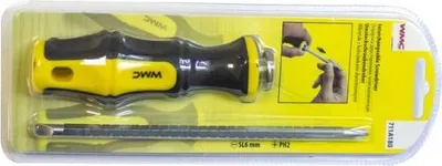 Produktbild von Schraubendreher mit auswechselbaren Bits de doppelseitiger Schraubendreher sl6mm, ph2