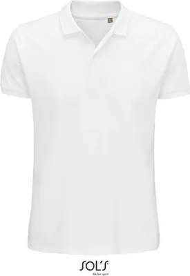 Immagine prodotto di SOLs 03566 | Polo da uomo, Planet Men Polo, 100% Cotonelogico - Colore: Bianco - Taglia: XL