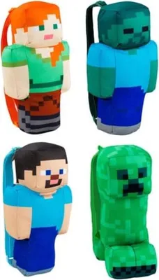 Produktbild von Minecraft MINECRAFT Plush Backpack, 40 cm