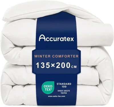 Image de Couverture d'hiver de 135 x 200 cm, 450 g/m², pour chambre à coucher