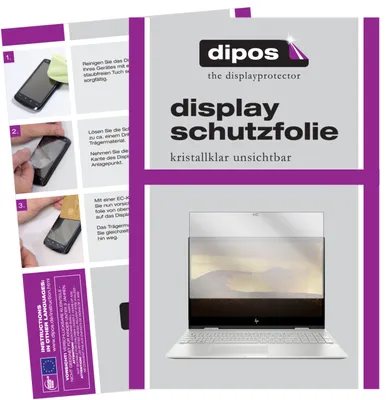 Produktbild von 2x HP Envy X360 13.3 Zoll bd0503na Schutzfolie klar Displayschutzfolie Folie