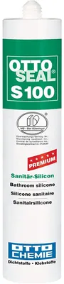 Zdjęcie produktu dla Ottoseal Premium Silikon sanitarny S 100 Kolor C 00 przezroczysty 300ml