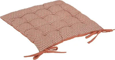 Zdjęcie produktu dla Poduszka na krzesło kwadrat 38cm pomarańczowa