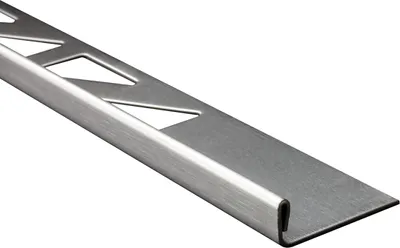 Produktbild von L-Profil Edelstahlschiene Profil Fliesenschiene Edelstahl V2A L250cm 6mm gebürstet