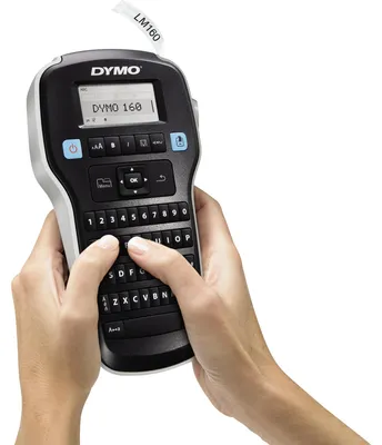 Immagine prodotto di DYMO Labelmanager 160 Value Pack Dispositivo di etichettatura adatto per nastri D1 da 12 mm, 9 mm, 6 mm (2181012)