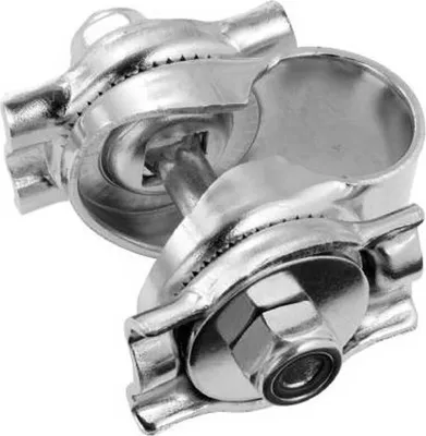 Produktbild von Brooks England Double Rail Sattelklemme Silber Silber One Size