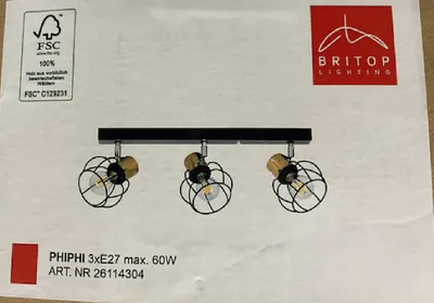 Produktbild von Spot Lampe Leuchte Deckenlampe Deckenleuchte Spotlampe  Britop 26114304