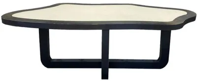 Produktbild von Casa Padrino Luxus Esstisch Grau / Schwarz 220 x 100 x H. 76 cm - Massiver Küchentisch - Esszimmer Möbel - Küchen Möbel - Luxus Möbel
