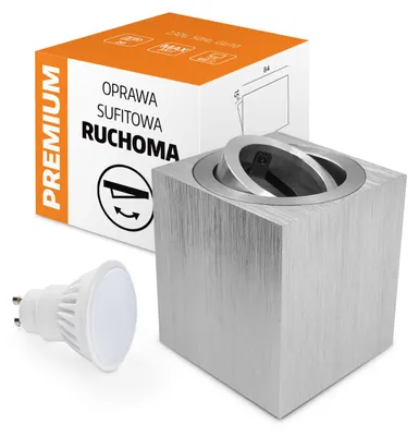 Produktbild von Elektrosalon Spot Deckenleuchte GU10 Aluminium Chrom