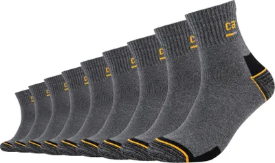 Produktbild von Camano Kurzsocken 9er-Pack Work mit bequemem Komfortbund dark grey melange 43-46