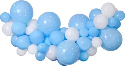Produktbild von Luftballon Girlande hellblau 66 tl6.