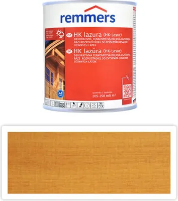 Obrázek produktu pro REMMERS HK lazura - ochranná lazura na dřevo pro exteriér 0.1 l Dub rustikální