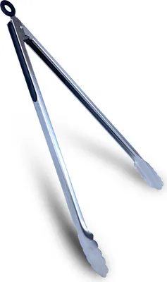 Immagine prodotto di Gardenko Pinze da barbecue cucina acciaio inox 40 cm impugnatura silicone blocco apertura professionali per carne verdura insalata griglia e BBQ