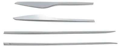 Imagen del producto de Moldura decorativa para puerta de vehículo, compatible con puertas de ambos lados, para RENAULT Clio IV (BH), referencia 6116132