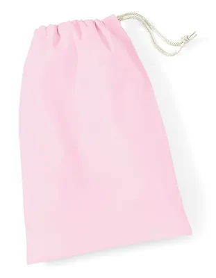 Produktbild von Westford Mill W115 | Baumwolle Stuff Bag / Turnbeutel / verschiedene Größen - Farbe: Classic Pink - Größe: XS (14 x 20 cm)