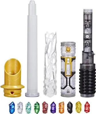 Produktbild von Star Wars Kyber Kristall Lichtschwert, 7 Farben, 10 Kristalle, Sound und Lichteffekte, Spielzeug für Kinder ab 4 Jahren