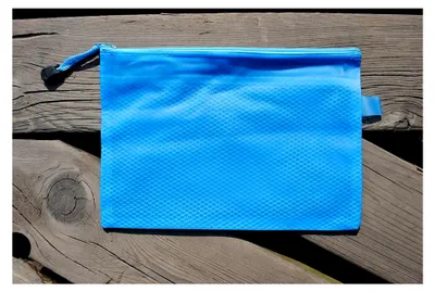 Produktbild von Wasserdichte Dokumententasche mit Reißverschluss, Organizer für Schule und Büro, Blau, A4