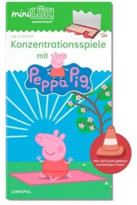 Produktbild von LÜK miniLÜK Buch Konzentrationsspiele mit Peppa Pig ab 5 Jahren 244808