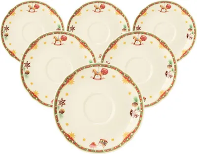 Produktbild von Seltmann Weiden Marieluise Weihnachtsnostalgie Teeuntertasse ø 13 cm 6er Set