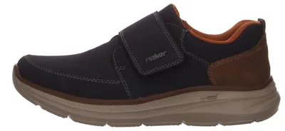 Image de Chaussons de ville Rieker pour hommes, couleur bleue, style décontracté