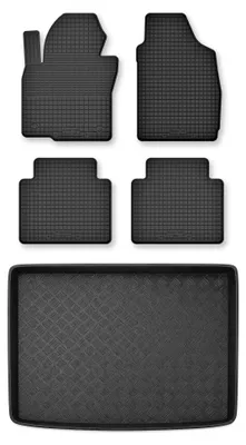 Immagine prodotto di Tappetini a vasca + bagagliaio per MG 4 2022- hatchback 5 pezzi