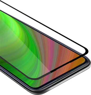 Produktbild von Cadorabo Panzerfolie für Samsung Galaxy M11 Schutzfolie in Weiß Vollbild Folie Tempered Display Schutzglas