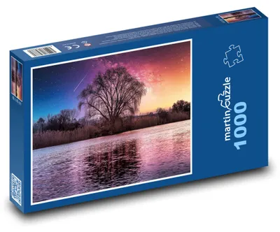 Obrázok produktu pre Puzzle 1000 Rieka pod hviezdnou oblohou - martinpuzzle