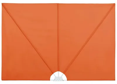 Produktbild von Seitenmarkise Balkonfächer Sichtschutz Windschutz ausziehbar klappbar mit Wandmontage für Balkon Terrasse Garten wetterfest UV-beständig Terrakotta - 400 x 200 cm
