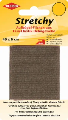 Produktbild von KLEIBER Stretchy-Bügel-Flicken 400 x 60 mm braun