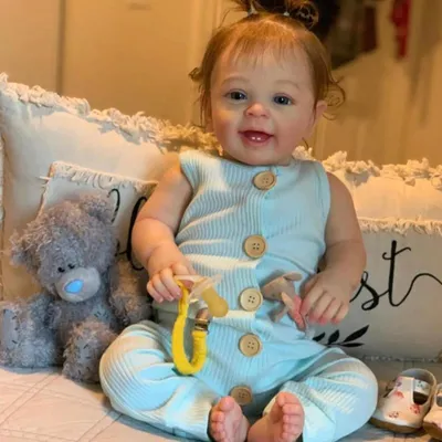 Productafbeelding van Reborn Doll van 50 cm - Realistische babypop - Handgemaakt